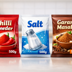 Spice and seasoning packets display kichan gosere